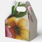 Tee Cup Floral Bouquet Gefallen Box Geschenkschachtel (Vorderseite)