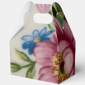 Tee Cup Floral Bouquet Gefallen Box Geschenkschachtel (Rückseite)