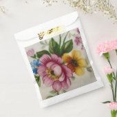 Tee Cup Floral Bouquet Gefallen Tasche Geschenktütchen (Versiegelt)