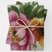 Tee Cup Floral Bouquet Geschenkpapier Set