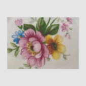 Tee Cup Floral Bouquet Seidenpapier (Vorderseite)