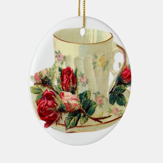 Tee-Cup Keramik Ornament (Rechts)