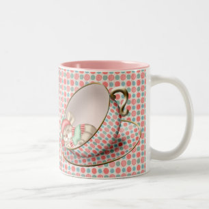 Tee-Cup-Maus schlafen Zweifarbige Tasse