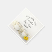Tee Cup mit Yellow Daisies Baby ist Braudusche Serviette (Ecke)