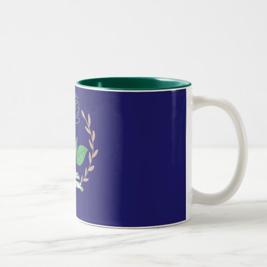 Tee-Cup-Tasse "Good Morning" Zweifarbige Tasse (Rechts)