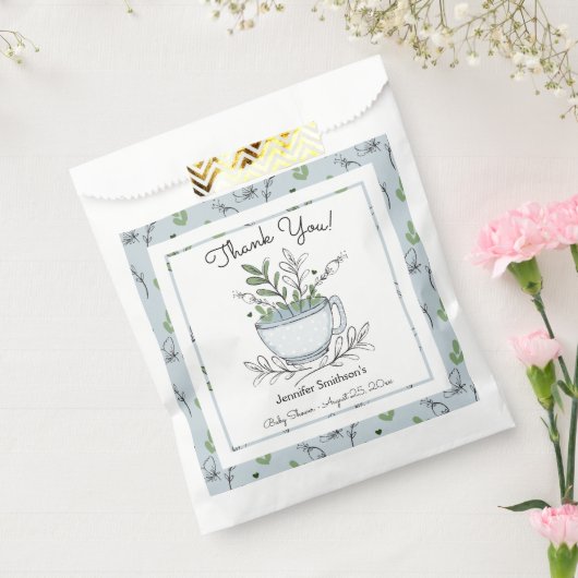 Tee-Cup Tee Party Kinderdusche Geschenktütchen (Versiegelt)