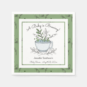 Tee-Cup Tee Party Kinderdusche Napkins Serviette