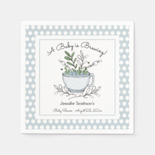 Tee-Cup Tee Party Kinderdusche Napkins Serviette