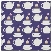 Tee Cup und Pot Niedlich Café Barista Stoff (Muster)