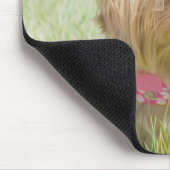 Tee Cup Yorkie Mouse Pad Mousepad (Ecke)