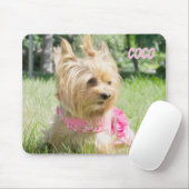 Tee Cup Yorkie Mouse Pad Mousepad (Mit Mouse)