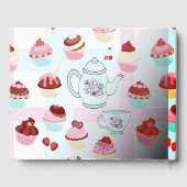 Tee & Cupcakes Gästebuch (Rückseite)