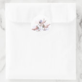 tEe CuPiDs Runder Aufkleber (Tasche)