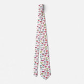 Tee Cups Moderne Vintage Neck Tie Krawatte (Rückseite)