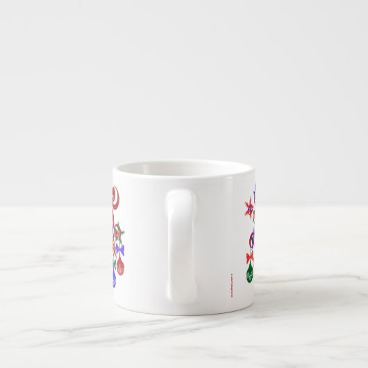 TEE-CUPS- ODER EXPRESSO-TASSE - CHRISTMAS-DESIGN-G ESPRESSOTASSE (Rückseite)