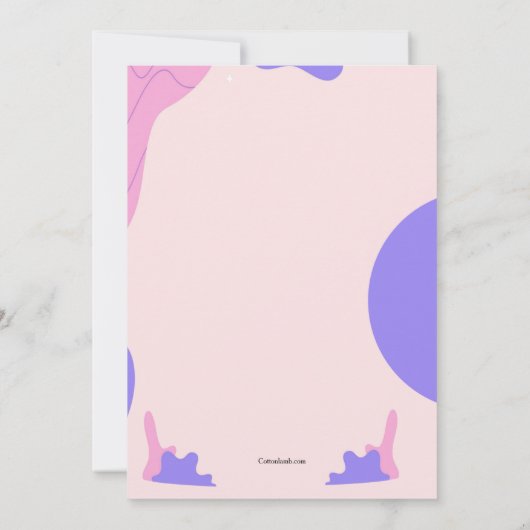 Tee-Dance-Party Einladung (Rückseite)