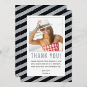 Tee danke Karte, Erwachsene Dankeschön Karte (Vorne/Hinten)