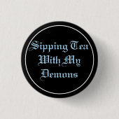 Tee & Demons Pastel Goth Button (Vorderseite)