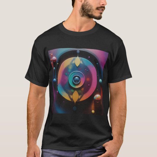 Tee der Sci-Fi-Kunst (Vorderseite)