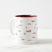Tee der Tasse der Welt (in rot) (Vorderseite Links)