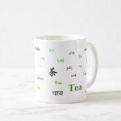 Tee der WeltTasse (im Grün) Kaffeetasse (VorderseiteRechts)