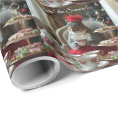 Tee die Saison Geschenkpapier (Rolleneckpunkt)