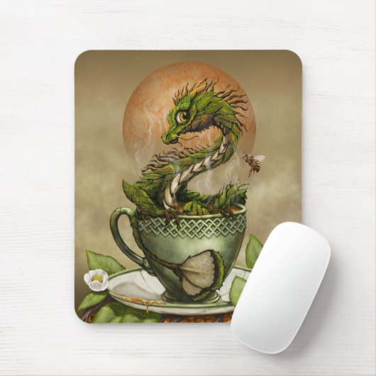 Tee-Drache-Mausunterlage Mousepad (Mit Mouse)
