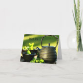 Tee Drinker Note Card Karte (Vorderseite)