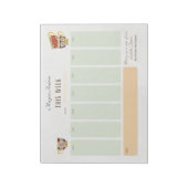 Tee Drinker Personalisierter Viktorianischer Stilp Notizblock (Rotiert)