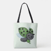 Tee Drinking Ladybug Tote Bag Tasche (Rückseite)