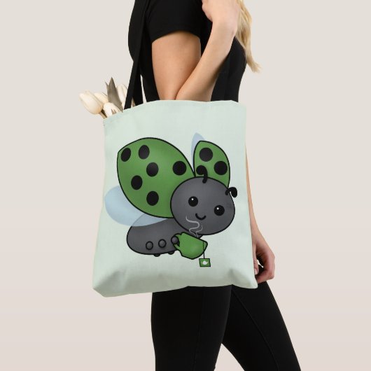 Tee Drinking Ladybug Tote Bag Tasche (Von Nahem)