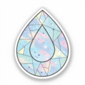 Tee Drop Boho farbenfrohe Diamantsticker Aufkleber (Vorderseite)