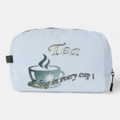 Tee: Eine Umarmung in jedem Cup! Waschbeutel (Vorderseite)