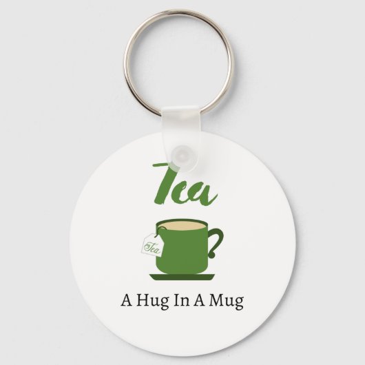 Tee einen Schluck in einem Schlüsselanhänger der T (Vorderseite)