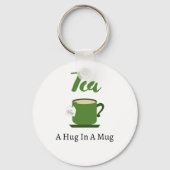 Tee einen Schluck in einem Schlüsselanhänger der T (Rückseite)