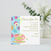 Tee Einladung (Stehend Vorderseite)