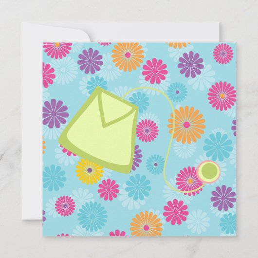 Tee Einladung (Rückseite)