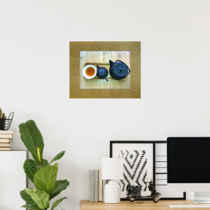 Tee-Einstellung Standbildaufnahme Poster