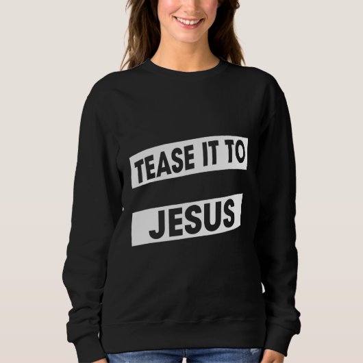 Tee es Jesus haarstylistischen sarkastischen Spaß (Vorderseite)