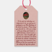 Tee-Exchange-Anforderungskarte - Teebeutel Form Geschenkanhänger (Rückseite)