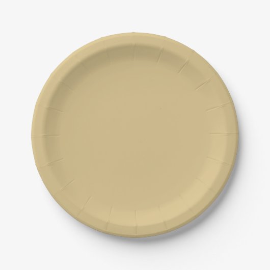 Tee-Farbiger PapierTeller (Vorderseite)