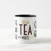 Tee fasst Collagen-Tasse ab Tasse (Zentrum)