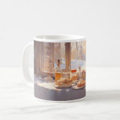 Tee, Frühstück und Winter Kaffeetasse (Vorderseite Links)