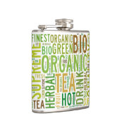 Tee-Frühstückstext Flachmann (Rechts)