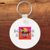 TEE Für den Sommer geboren Schlüsselanhänger (Vorderseite)