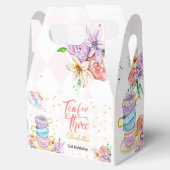 Tee für drei, dritter Tee zum Geburtstag Geschenkschachtel (Geöffnet)