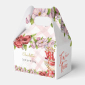 Tee für drei Jahre, Teeblume Geburtstag Geschenkschachtel (Rückseite)