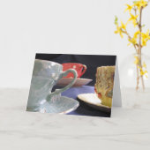 Tee für drei karte (Gelbe Blume)