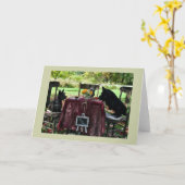 Tee für drei karte (Gelbe Blume)