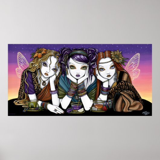 Tee für drei Urban Teaparty KiKi Fairies Poster (Vorne)
